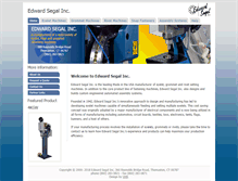 Tablet Screenshot of edwardsegalinc.com